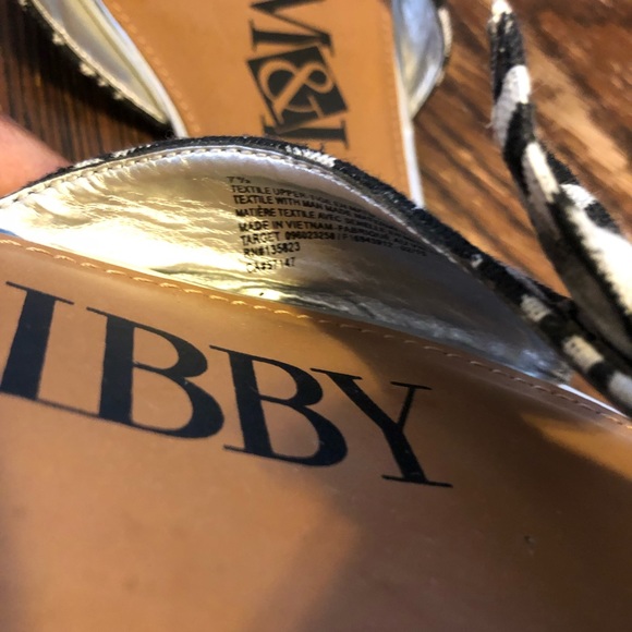 Sam & Libby Harper Bow Slide Sandals 7.5 - Picture 8 of 8